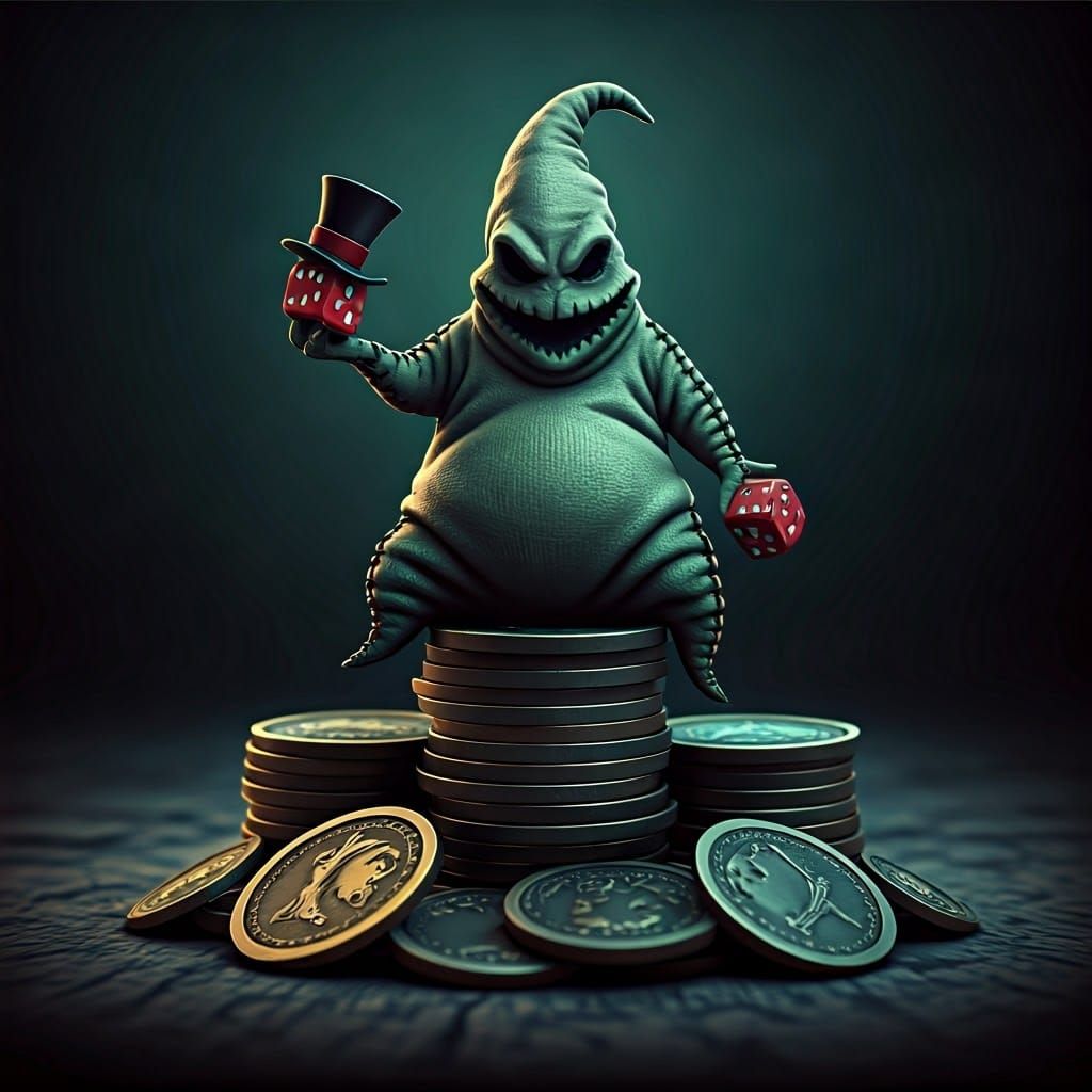 Oogie Boogie in Comic Book Style