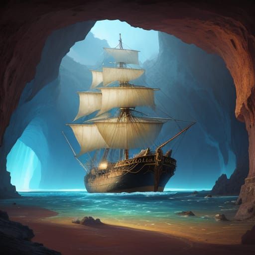 Ship Discovers Topaz Cave