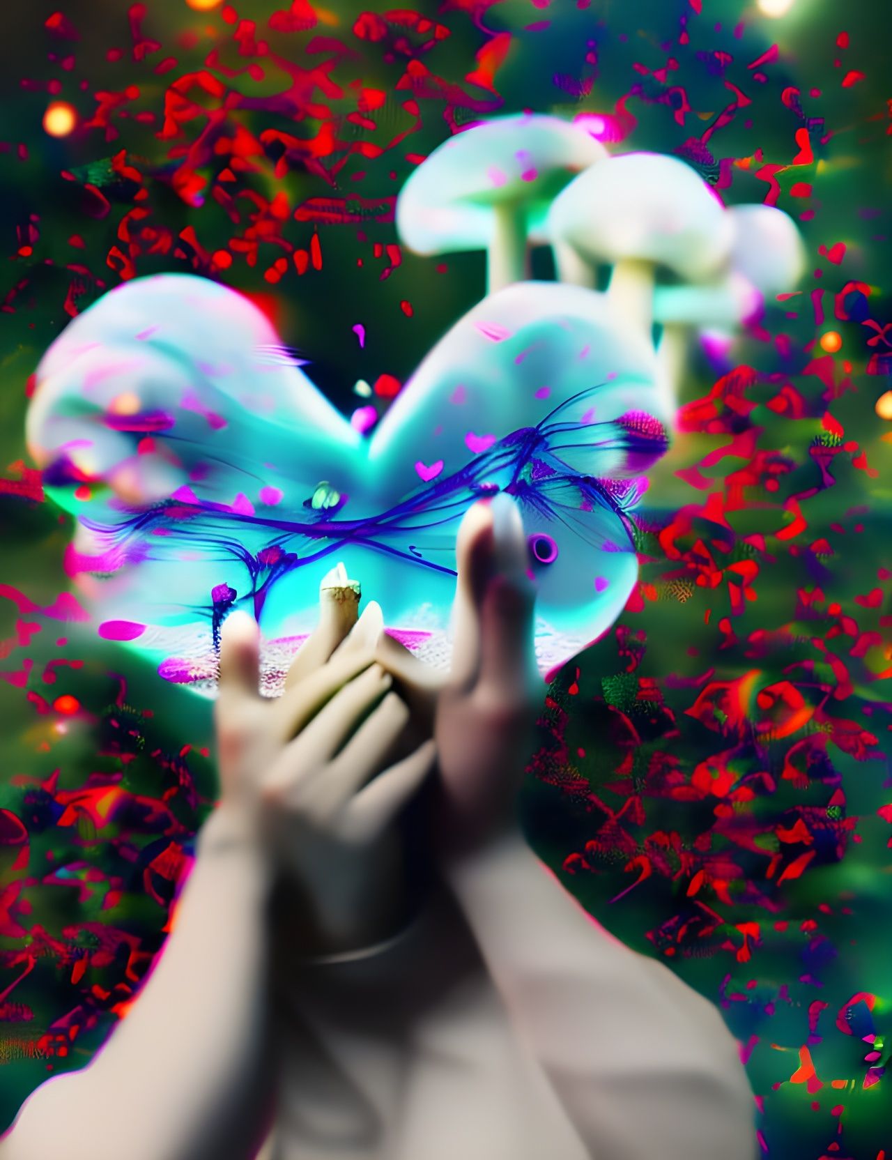 Double Exposure: Love's Explosion in Daily Life