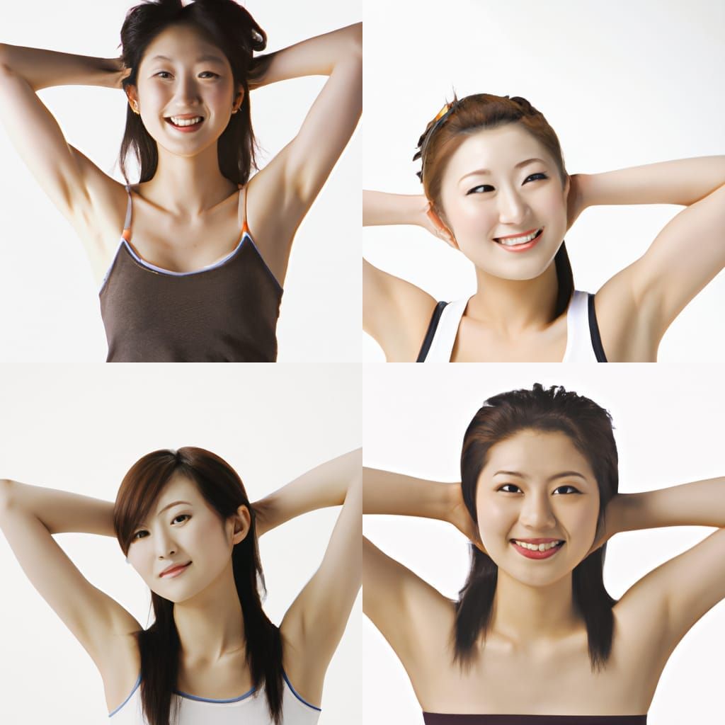 Young Korean Woman in Tank Top