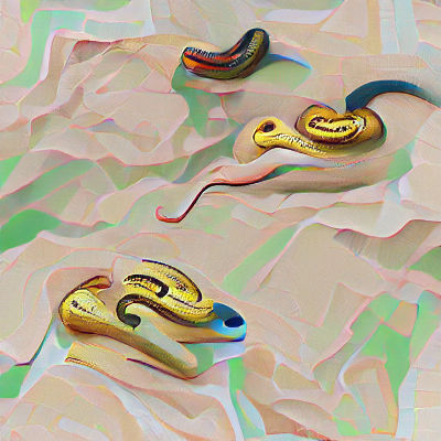 AI Generated Image of a Snake