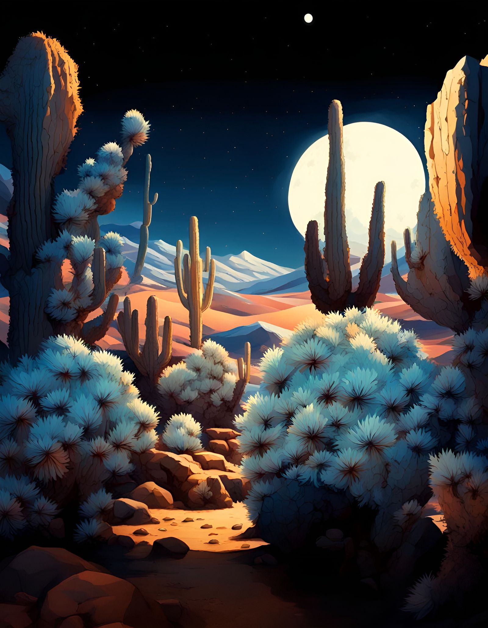 Desert at Night