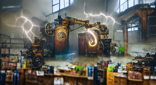 Steampunk Portal Machine in Tinker's Workshop