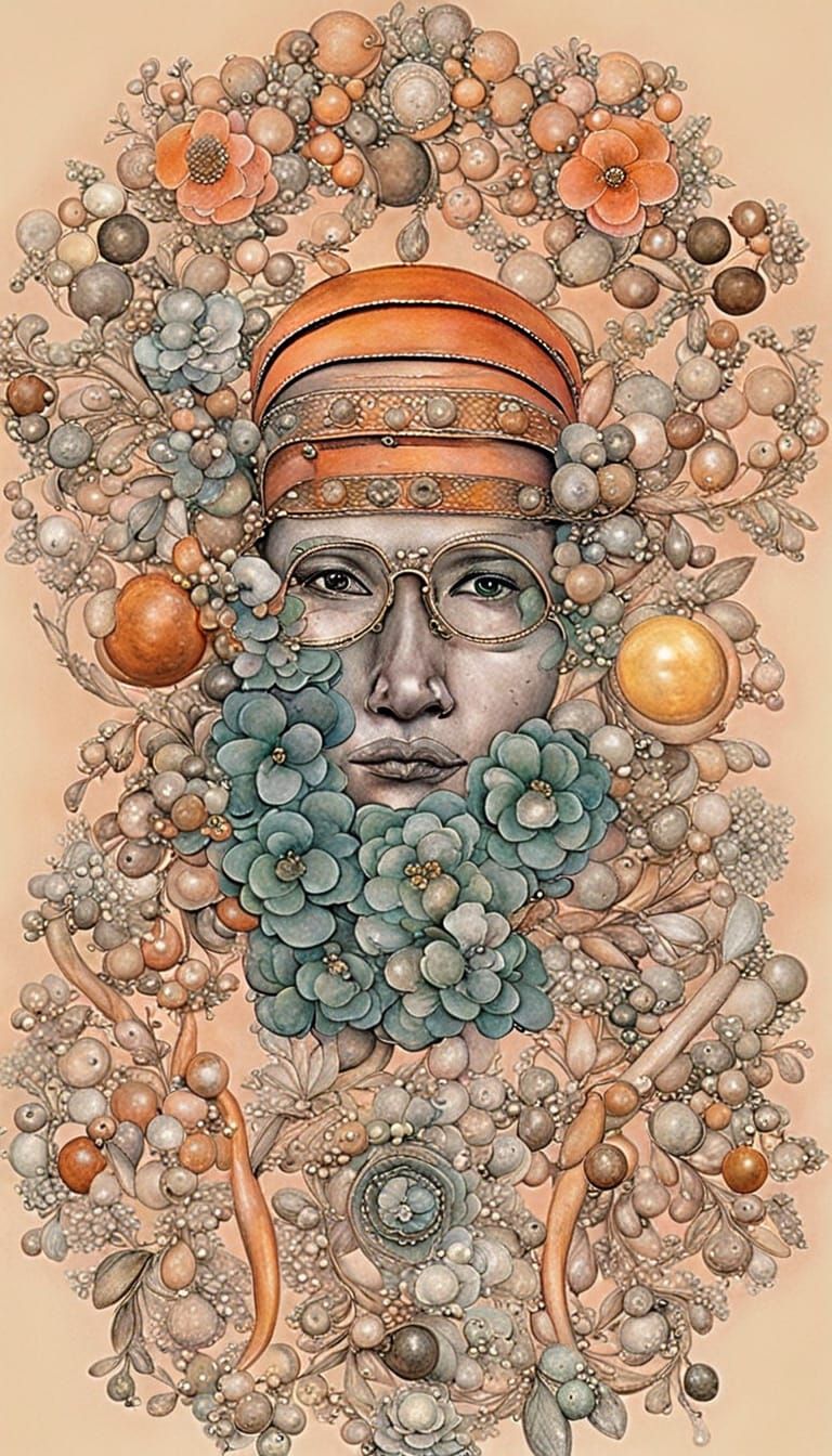 Abstract Mindscape in Vibrant Colors