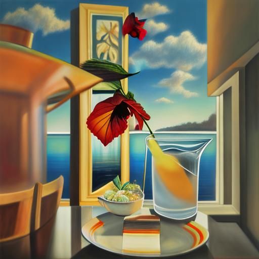 Sheer Delight in Hyperrealistic Style