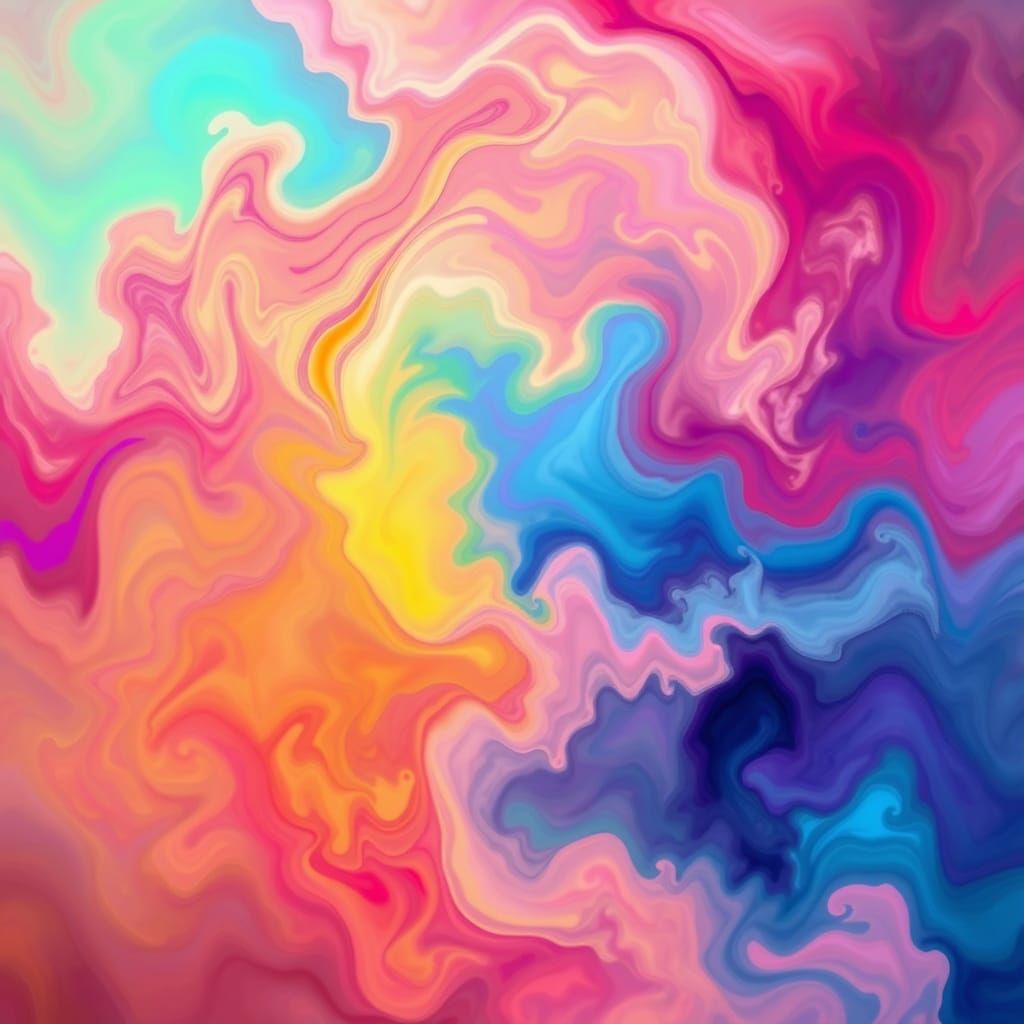 Vibrant Color Fields in Euphoric Harmony