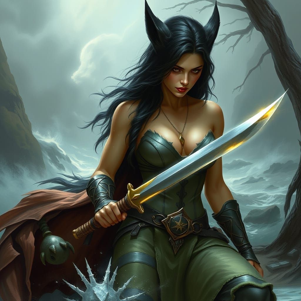 Woman Claims Wolverine Throne with Dagger