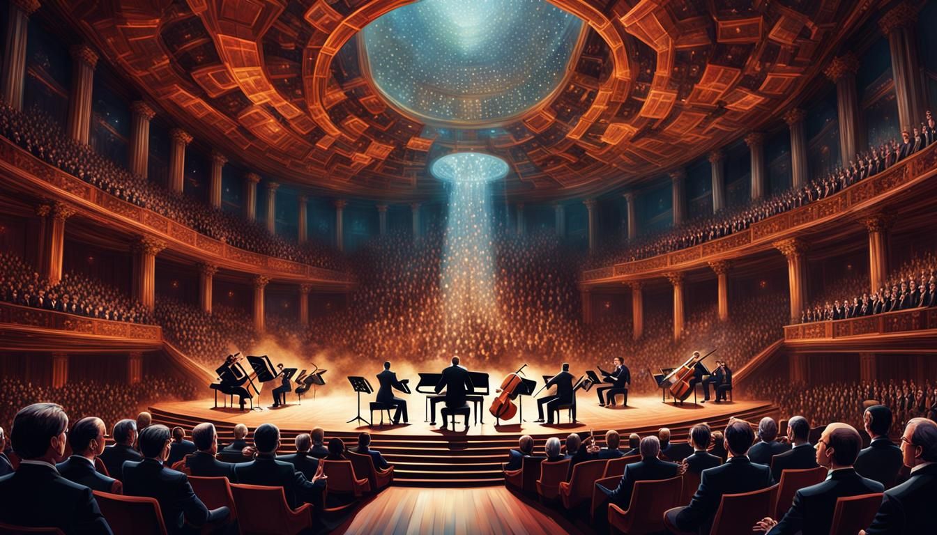 Cellists' Grand Performance in High-Fantasy Style