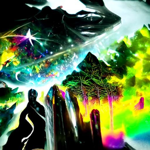 Holographic Cosmic Landscape by Pablo Amaringo