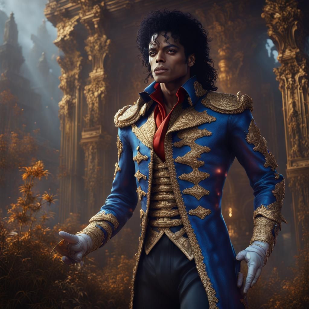 Michael Jackson Detailed Matte Painting in 8K
