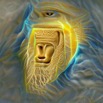 Creator Deity Face in 8K 3D Portrait
