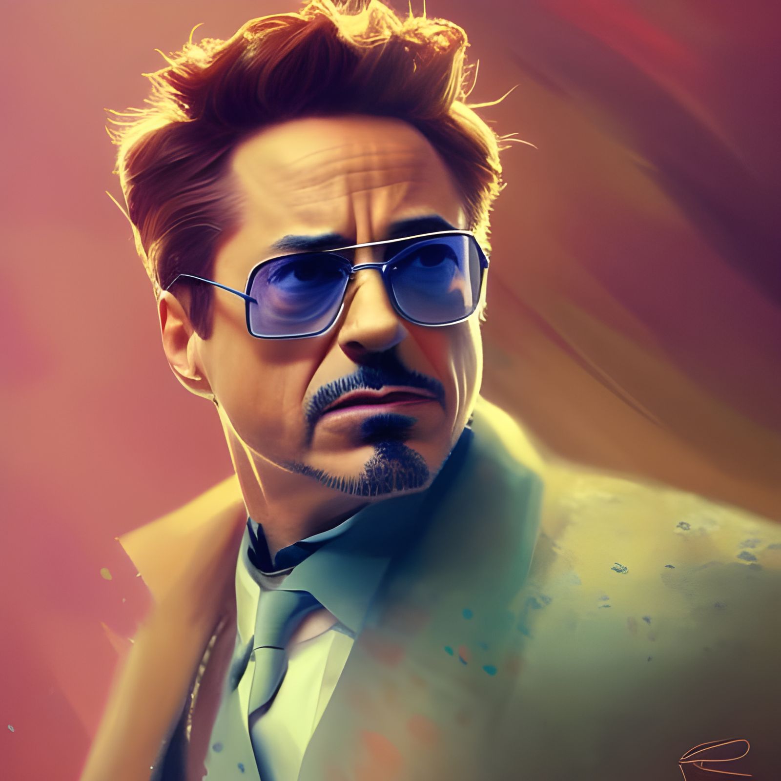 Detailed Portrait with Dynamic Lighting