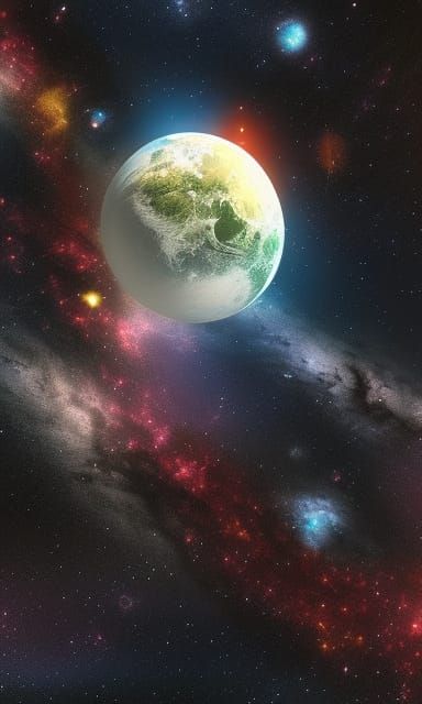 Stunning Beauty of Deep Space Nebula