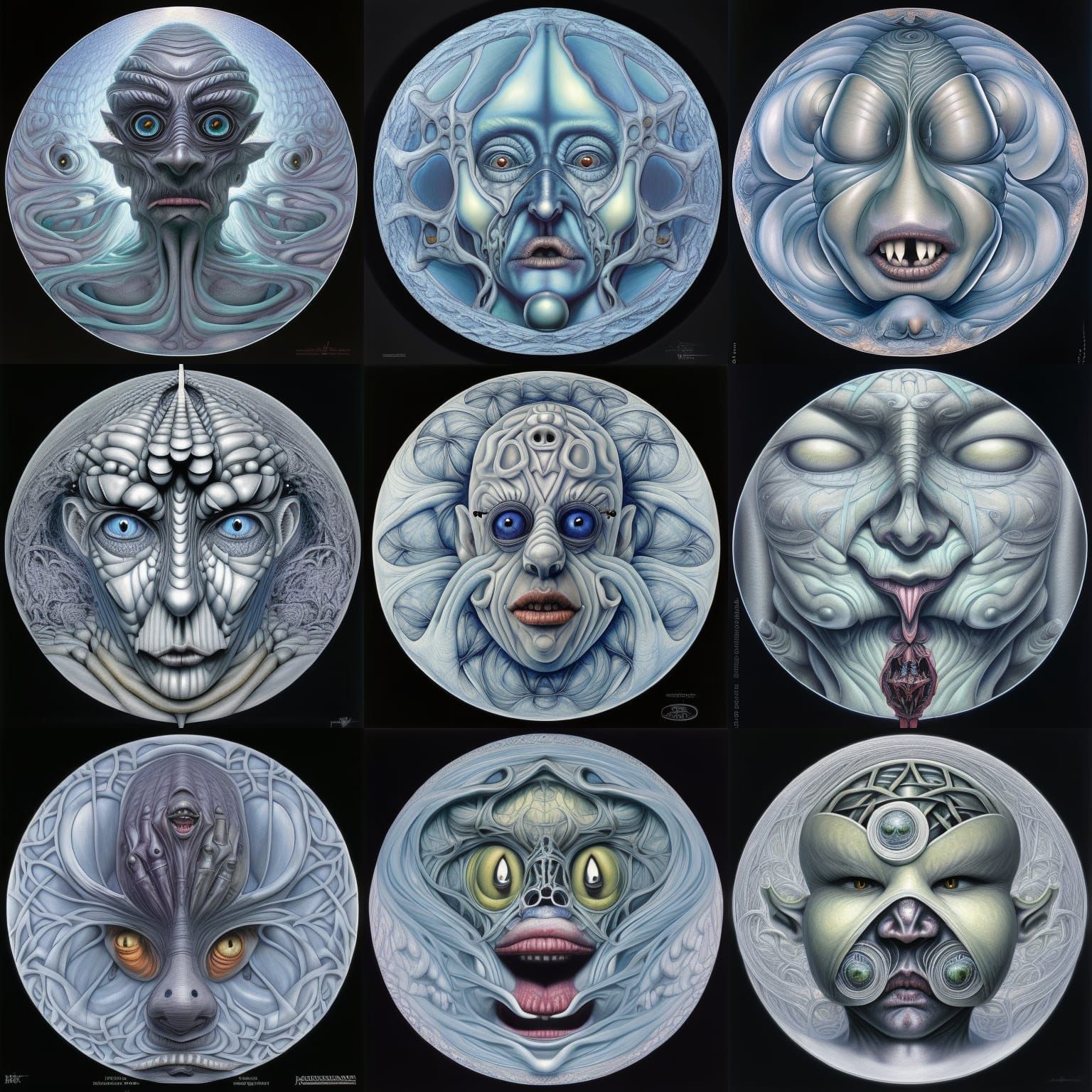 Eldritch Celtic Knot Anthropomorphic Portrait