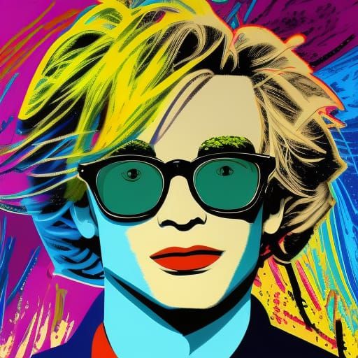 Pop-Art Graffiti Andy Warhol #2