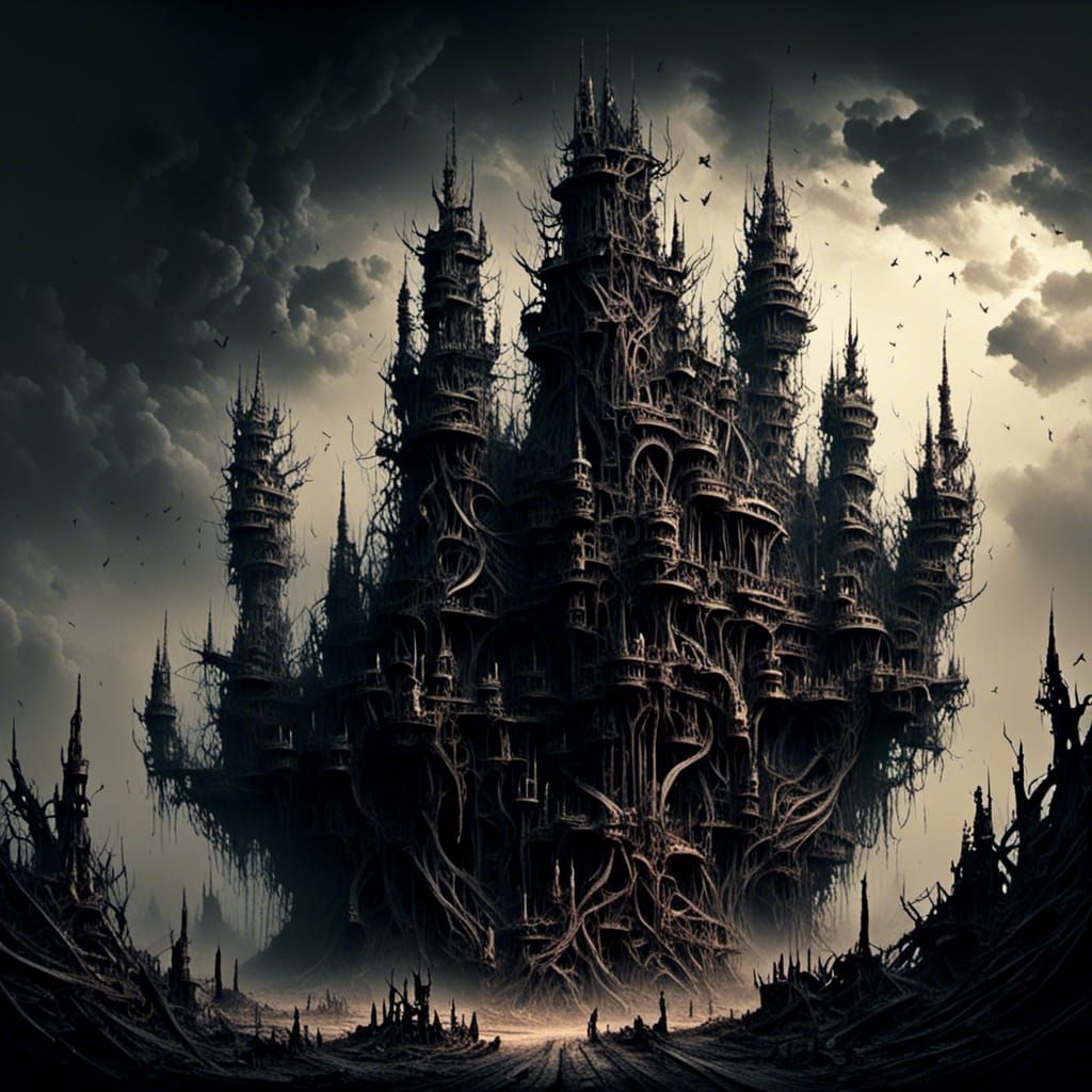 Death Reaching for the Moon in Surreal Horror