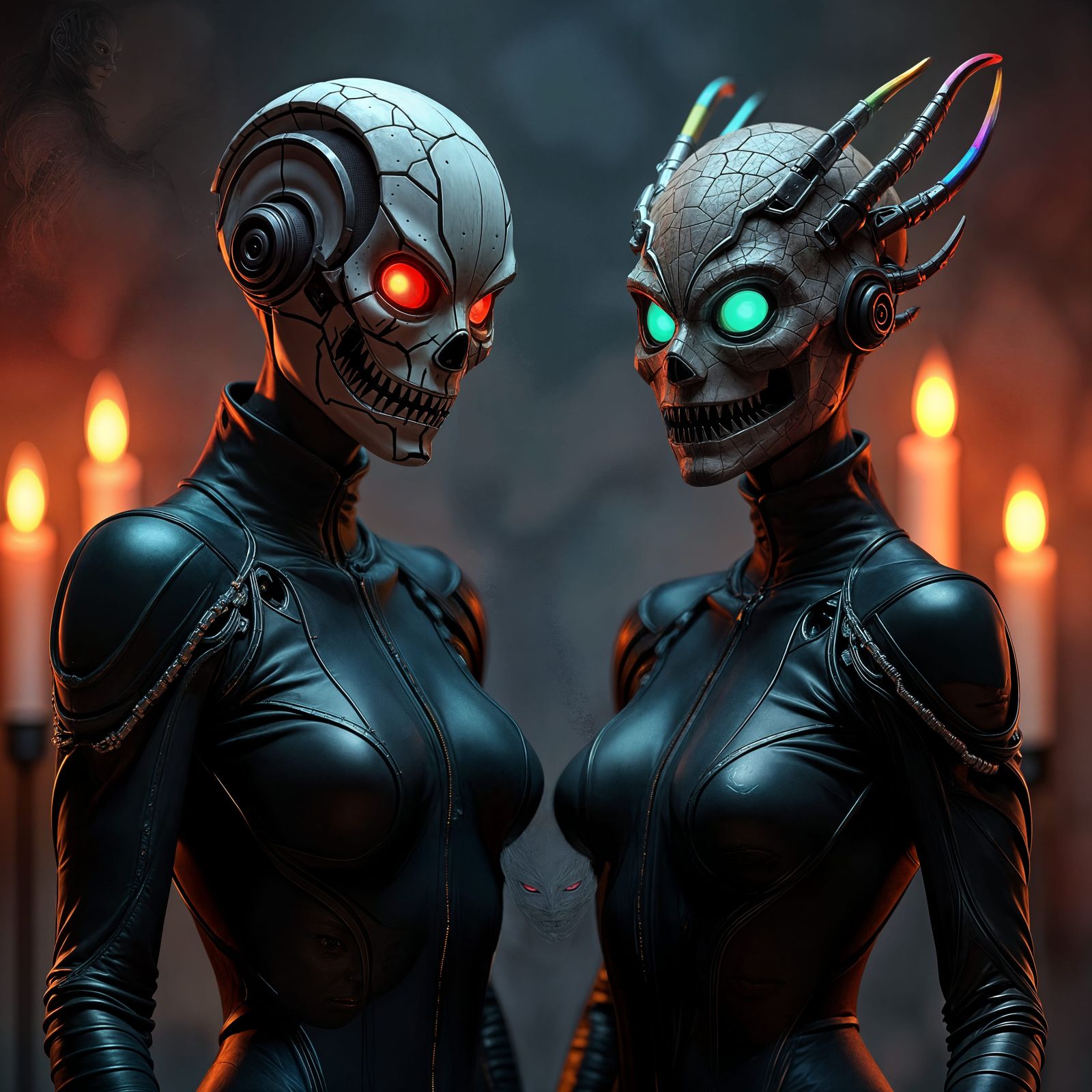 Cybernetic Mask Contest: Halloween Digital Nightmare