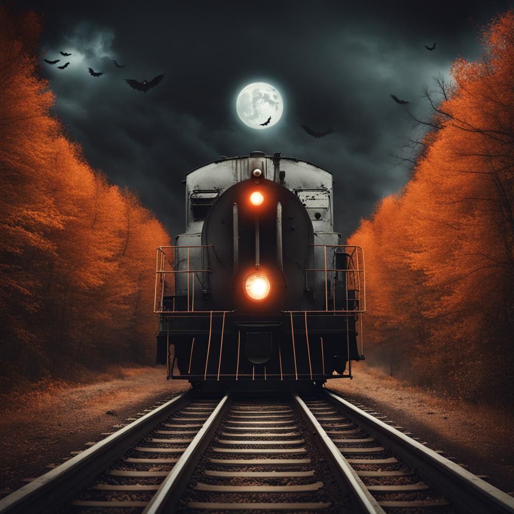 Haunted Halloween Train Image