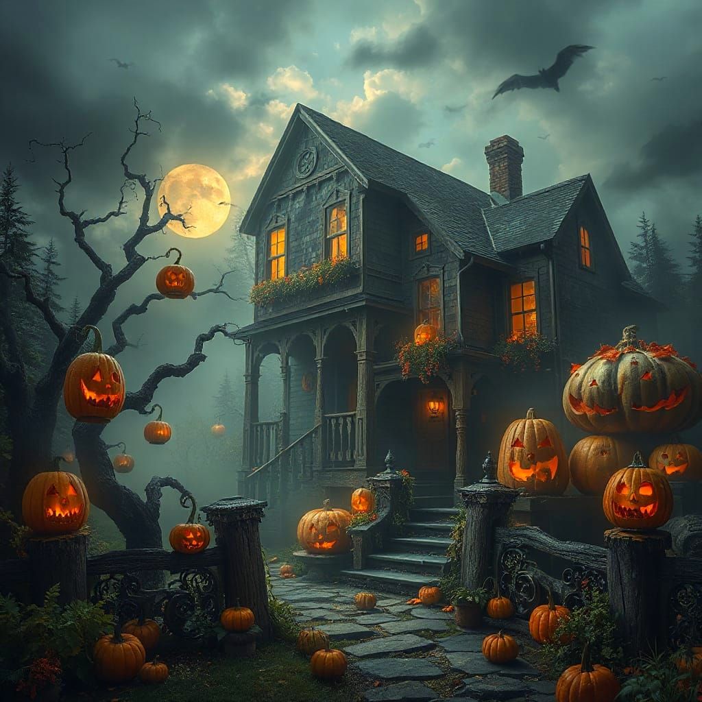 Ethereal Fantasy Harvest Festival in Mist