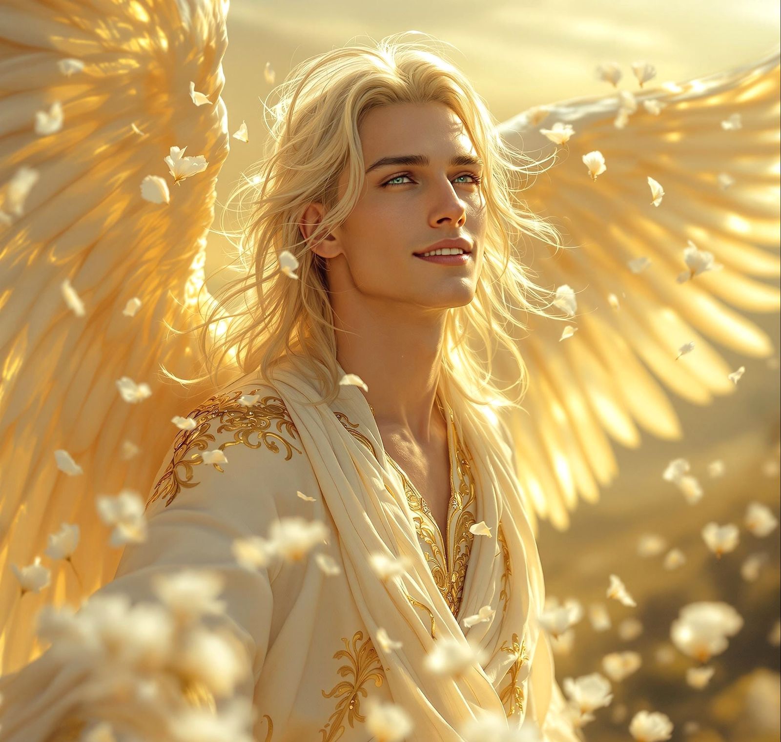 Celestial Being in Ethereal Light