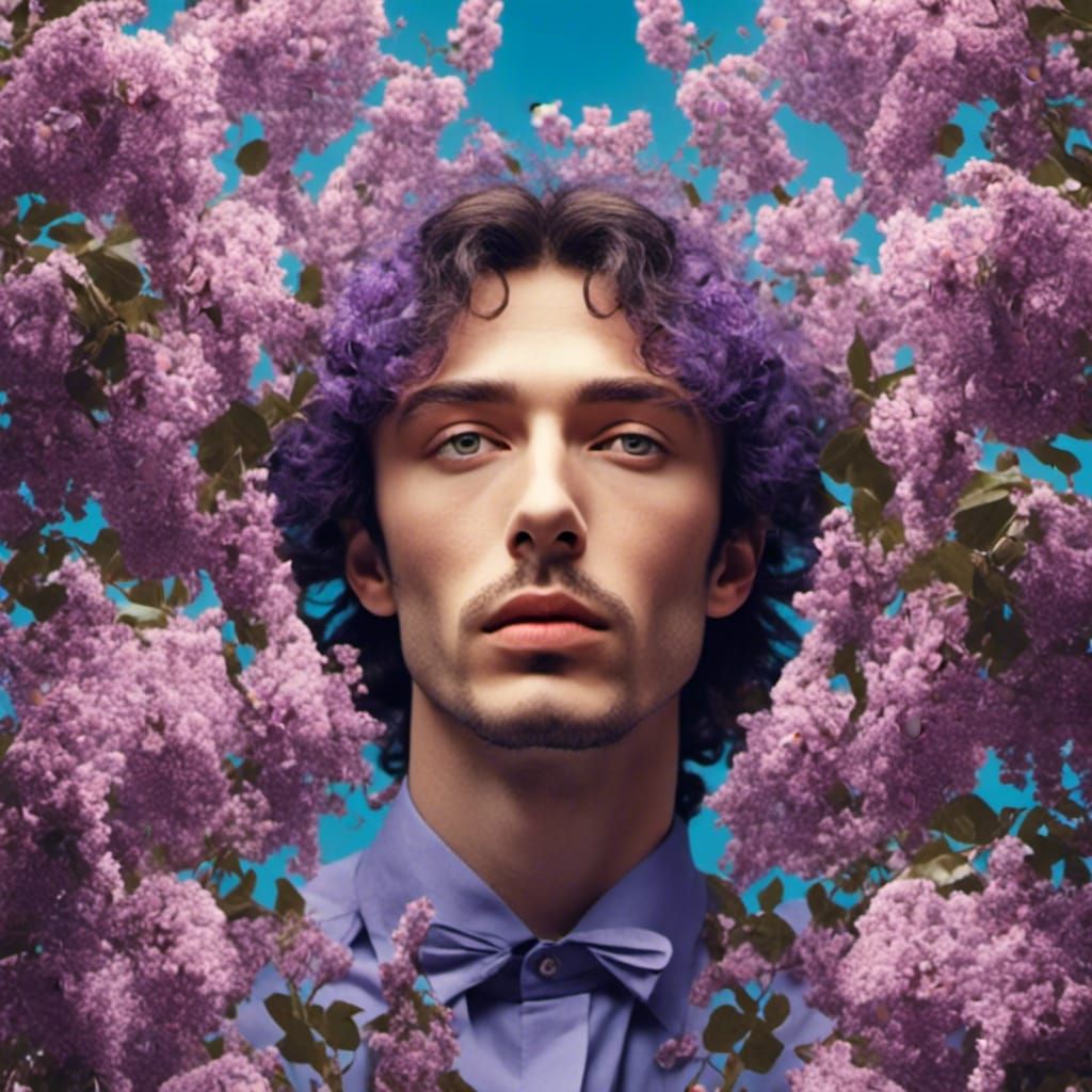 Adult funny man face