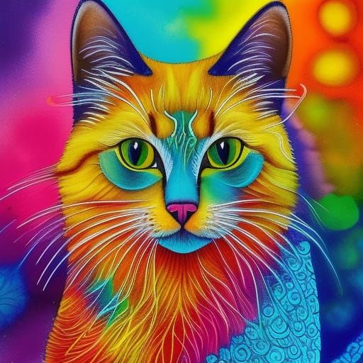 Cat painting
