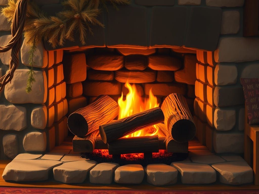 Cozy Family Hearthside in Earthy Tones