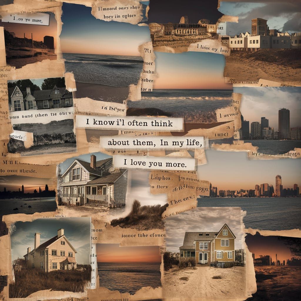 Nostalgic Photo Montage of Cherished Memories