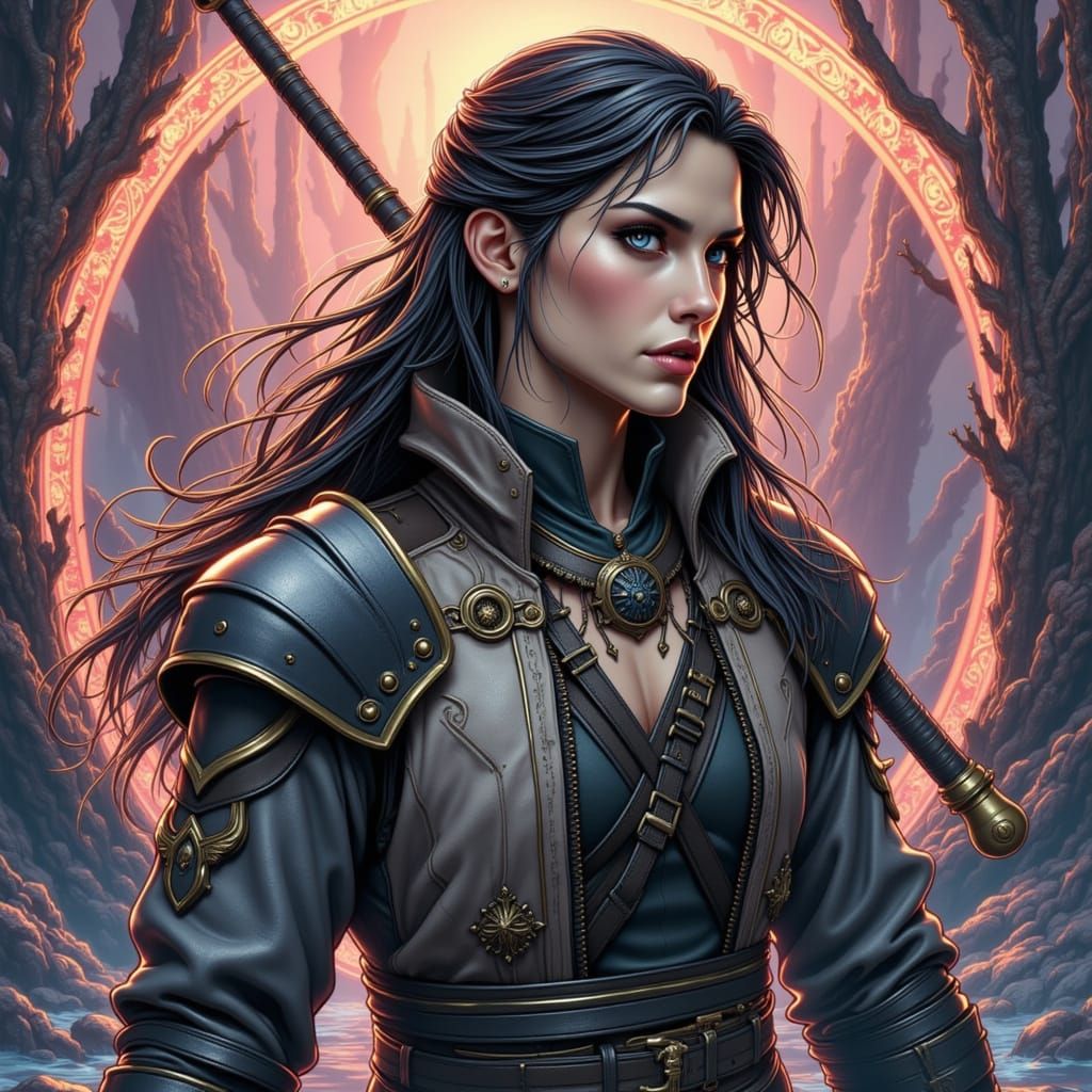 Aragorn in Neon Genesis Style