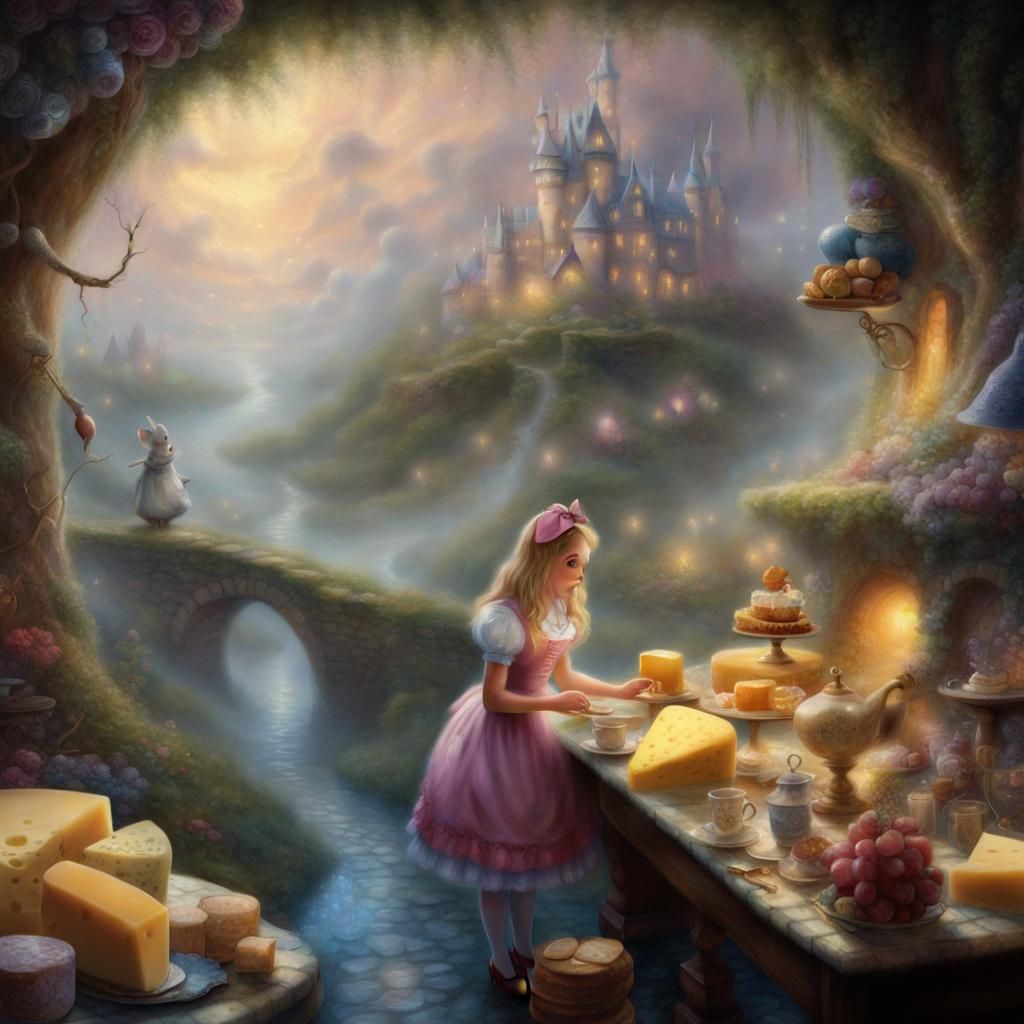 Alice in a Cheese Wonderland Fantasy