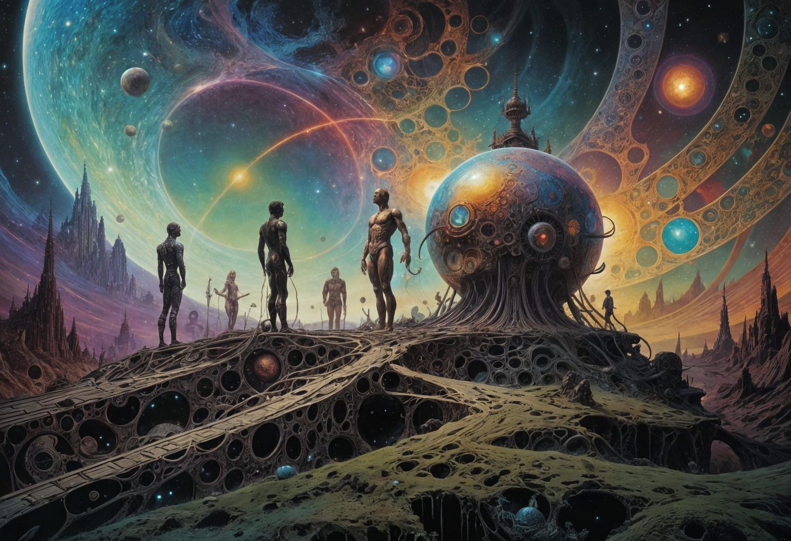 Cosmic Infinity Machine Creates New Universes