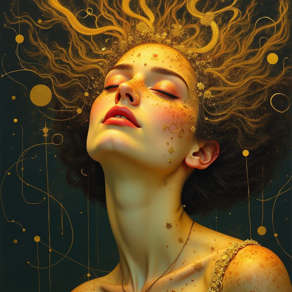 Gilded Serenity in Euphoric Bliss