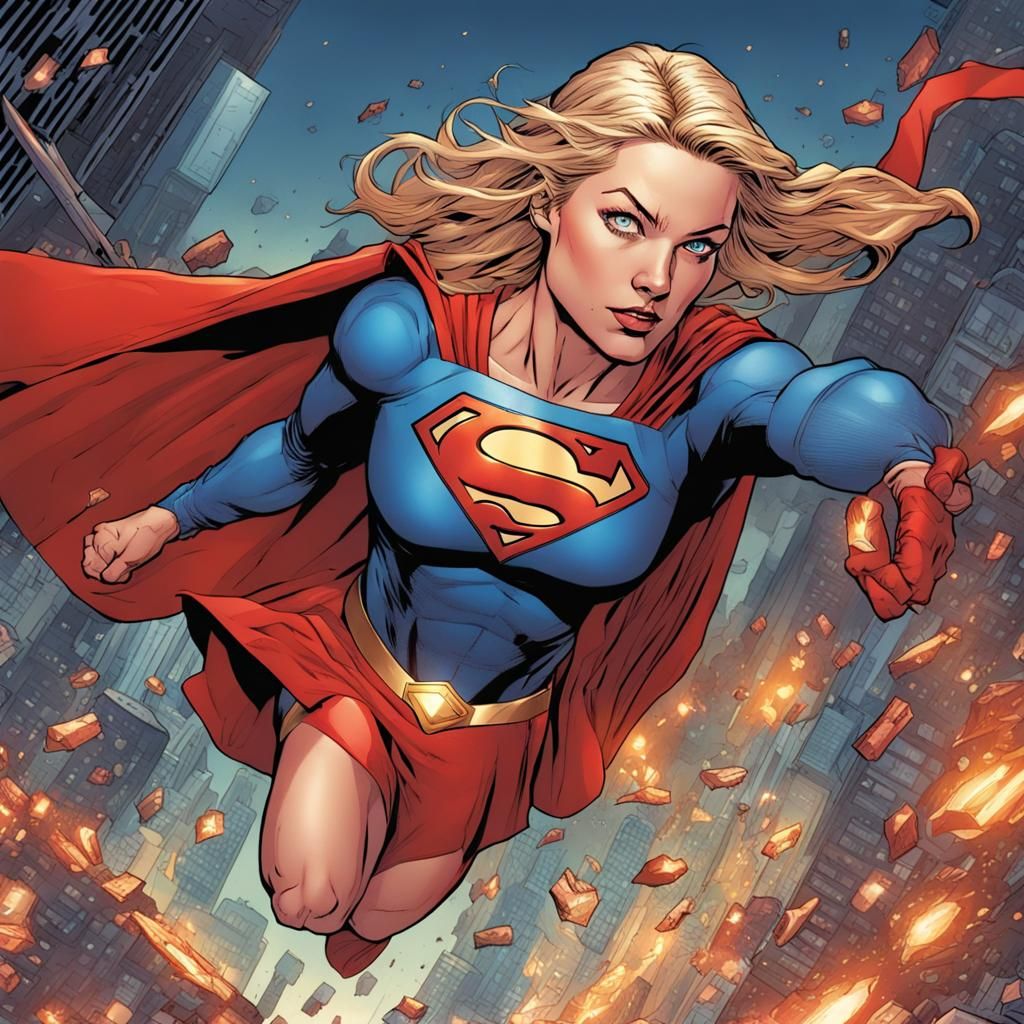 Supergirl Comic Book Art by Mark Brooks and Dan Mumford