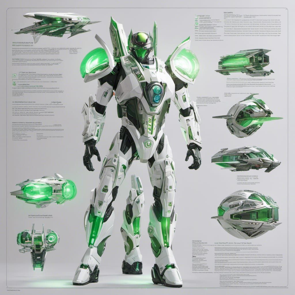 Green Lantern in Steampunk Alien Neon Cityscape