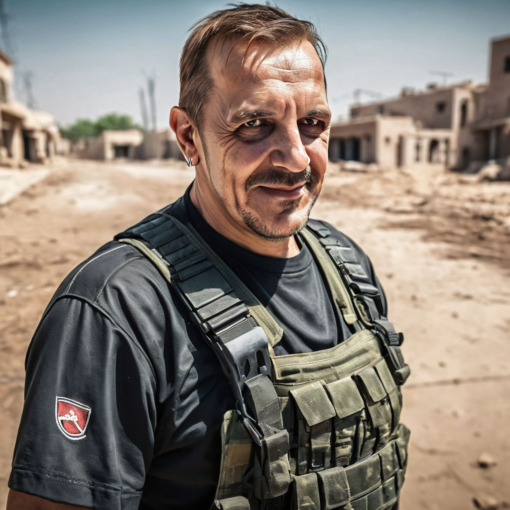 Counter-Strike Character Portrait on Dust Map