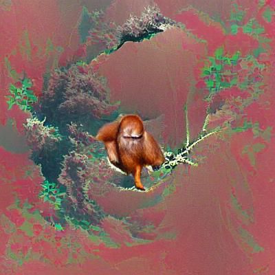 Orangutan in Natural Habitat