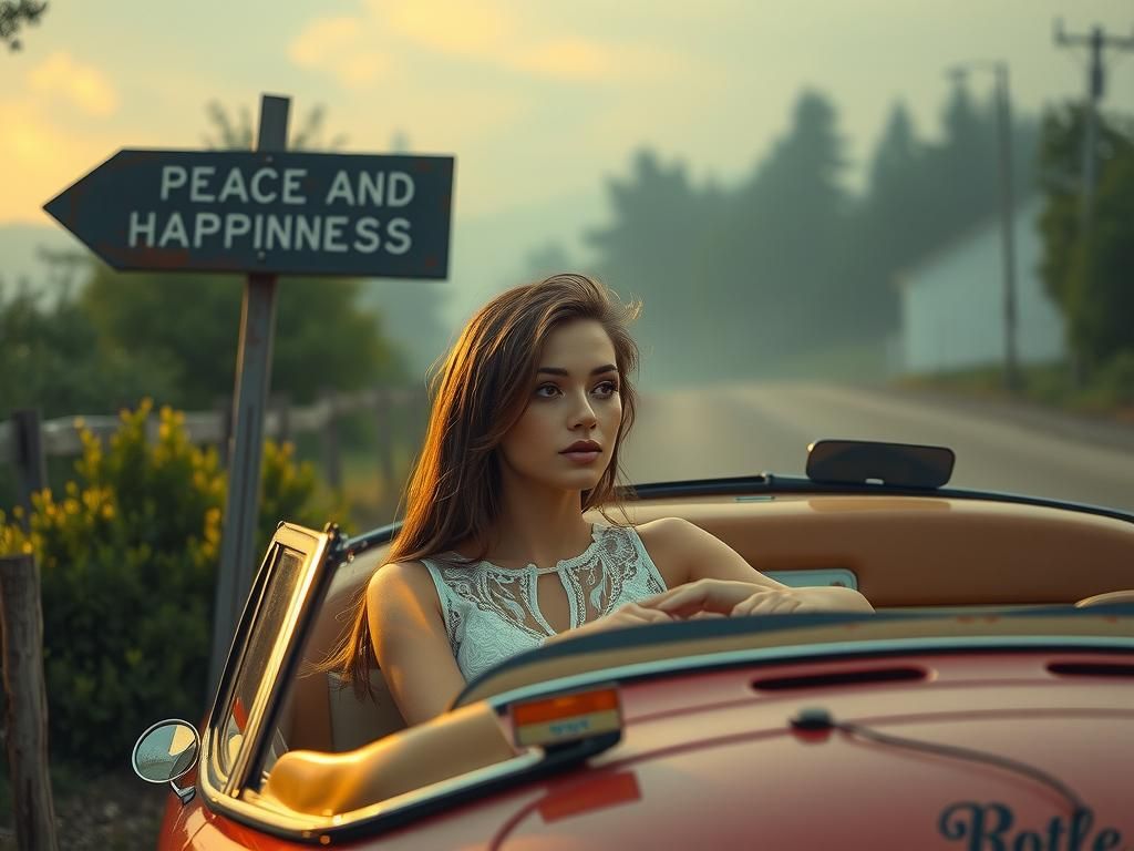 Crossroads of Peace: Rothko-Inspired Serene Journey