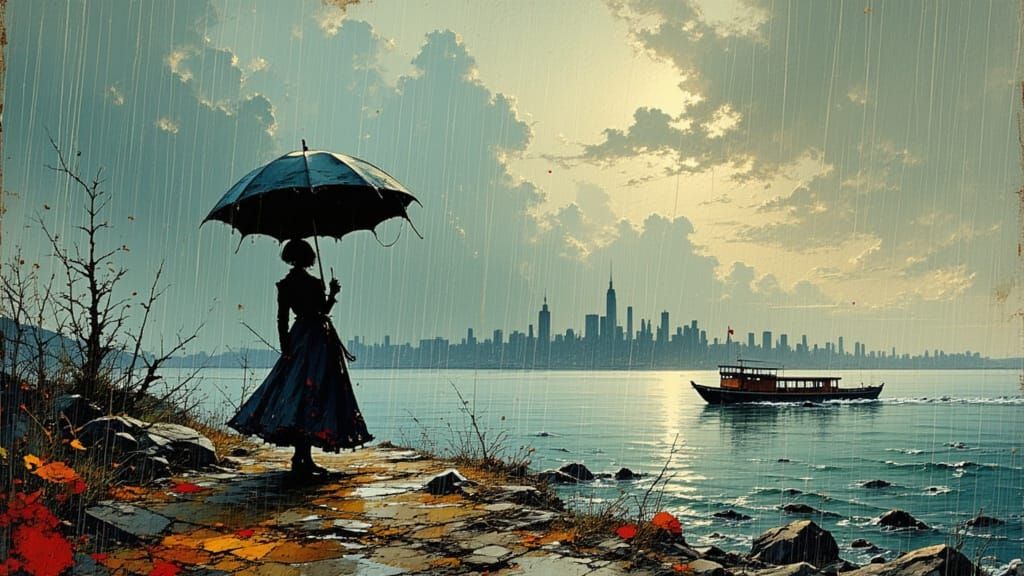 The day after the war ended, the celebrations in the city be...