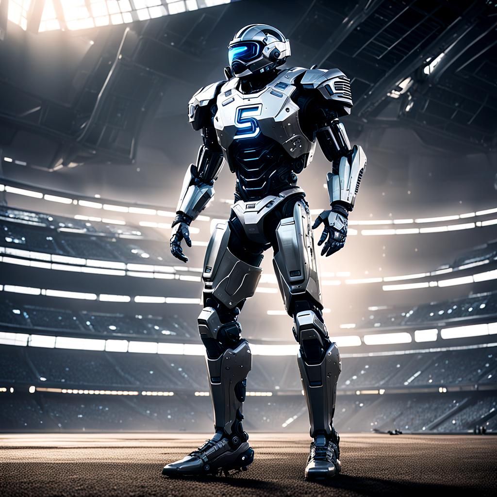 Micah Parsons as Robot in Sci-Fi Stadium