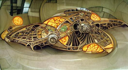 Art Nouveau Millennium Falcon