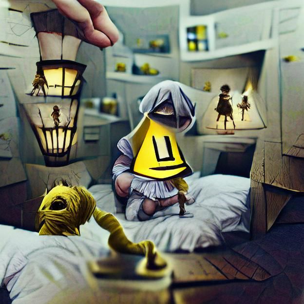 Eerie Little Nightmares Inspired Scene