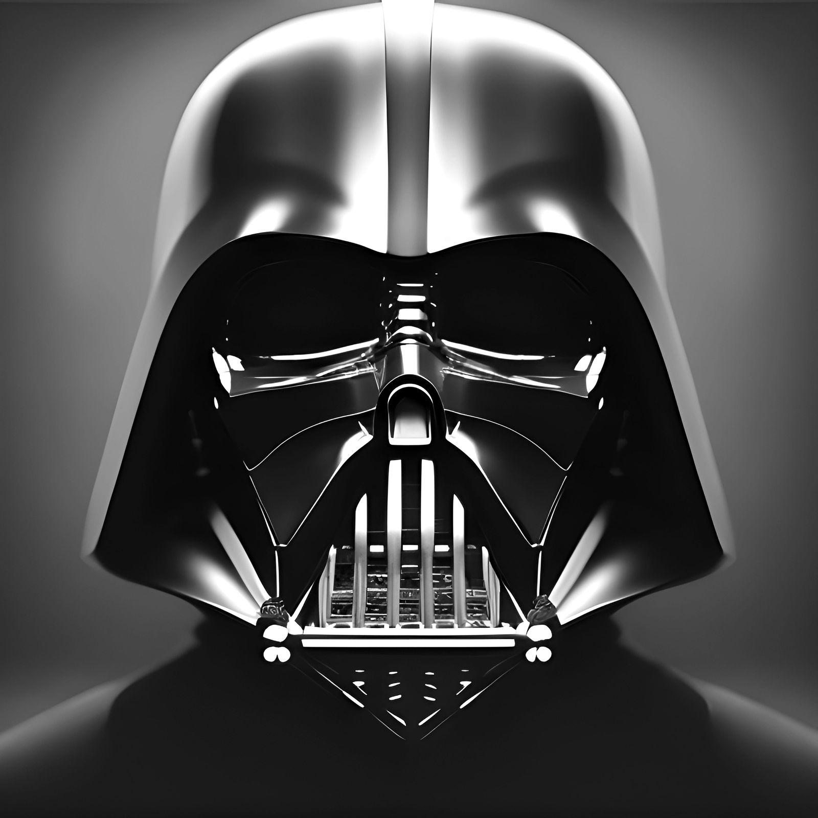 Dramatic Portrait of Darth Vader in Ambient Light
