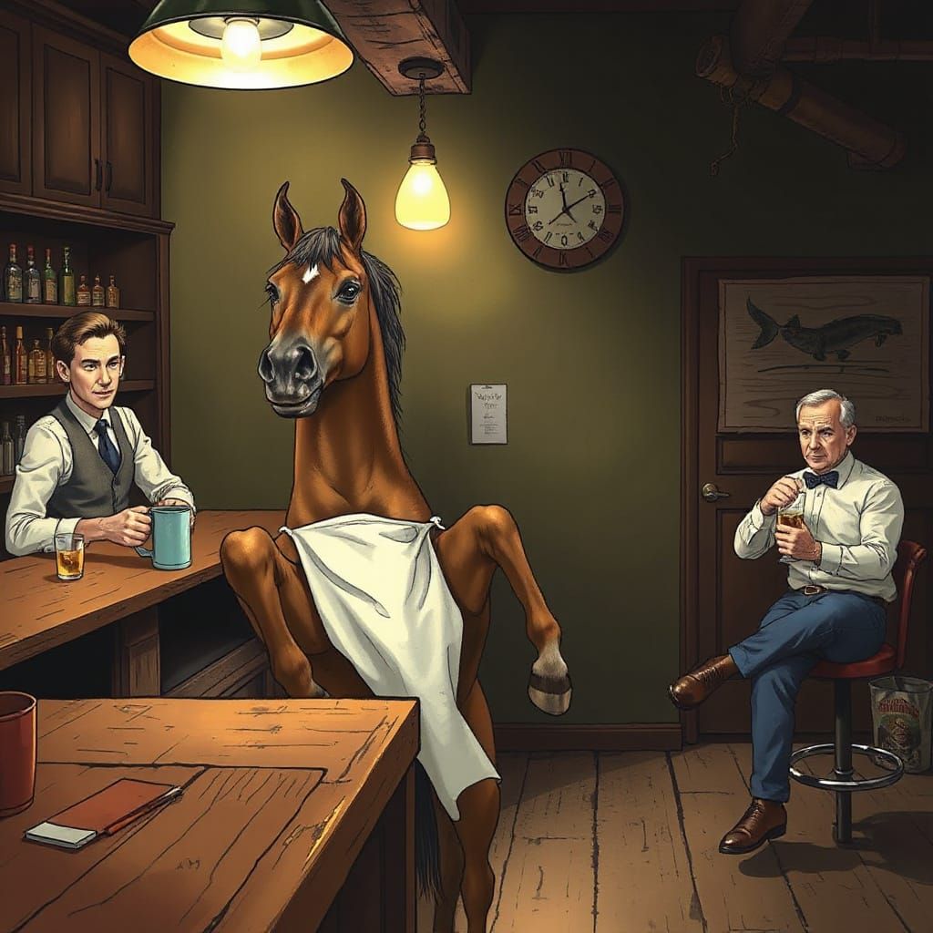Horse Walks Into A Bar