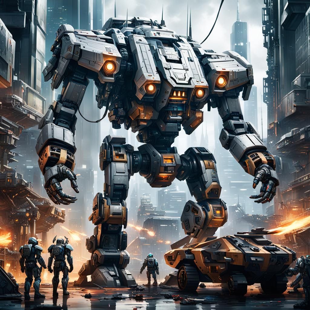 Mech Hydraulic Joints and Armored Plating