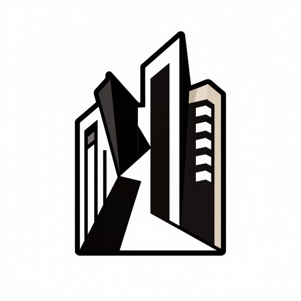 Minimalist Origami Urban Symbol Streetwear Graphic Design