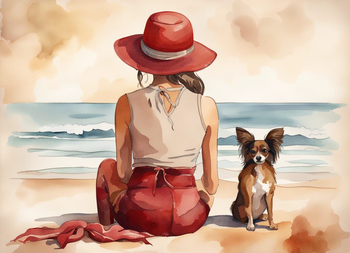 Beach Life - Watercolor