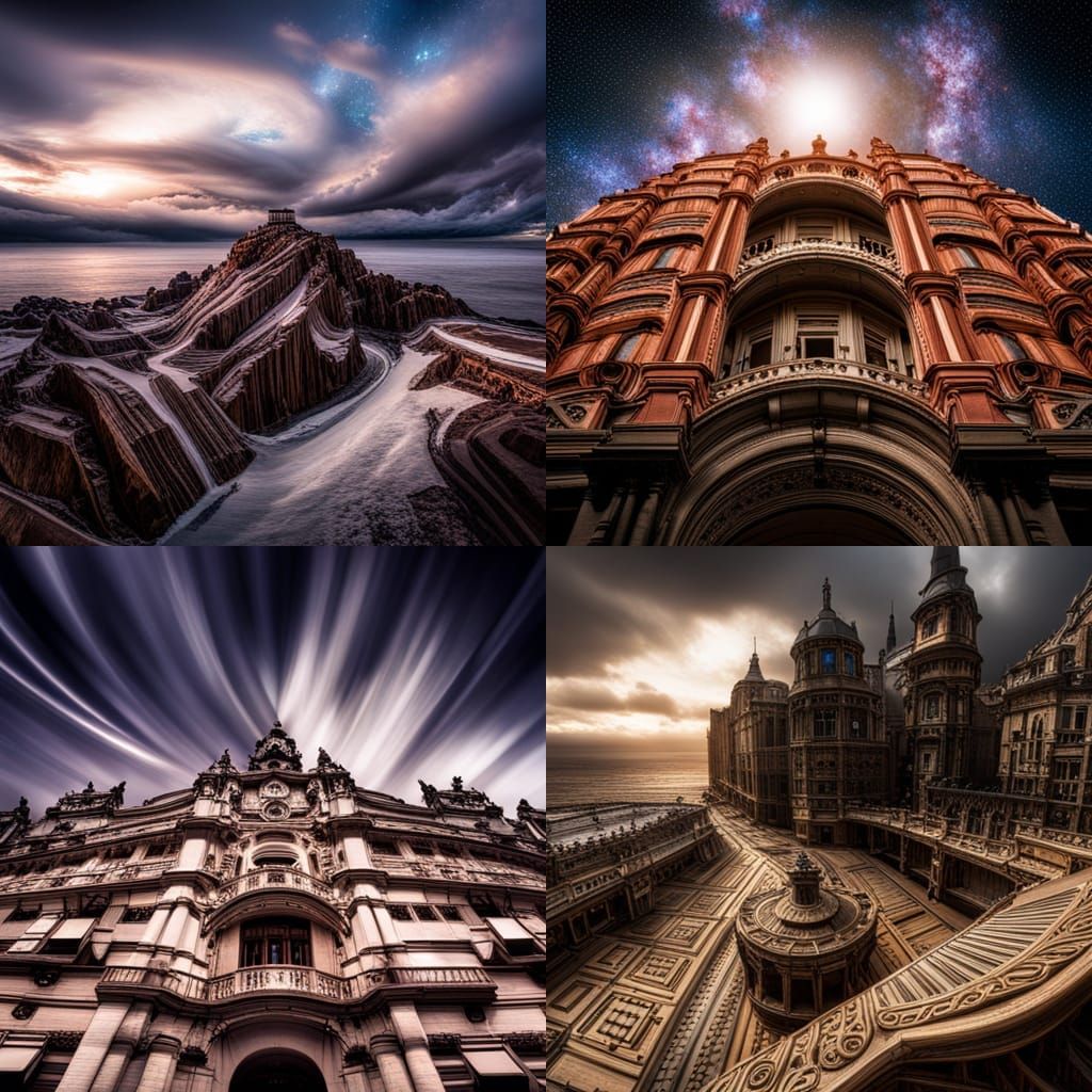 Hyperrealistic Universe with Intricate Details in HDR