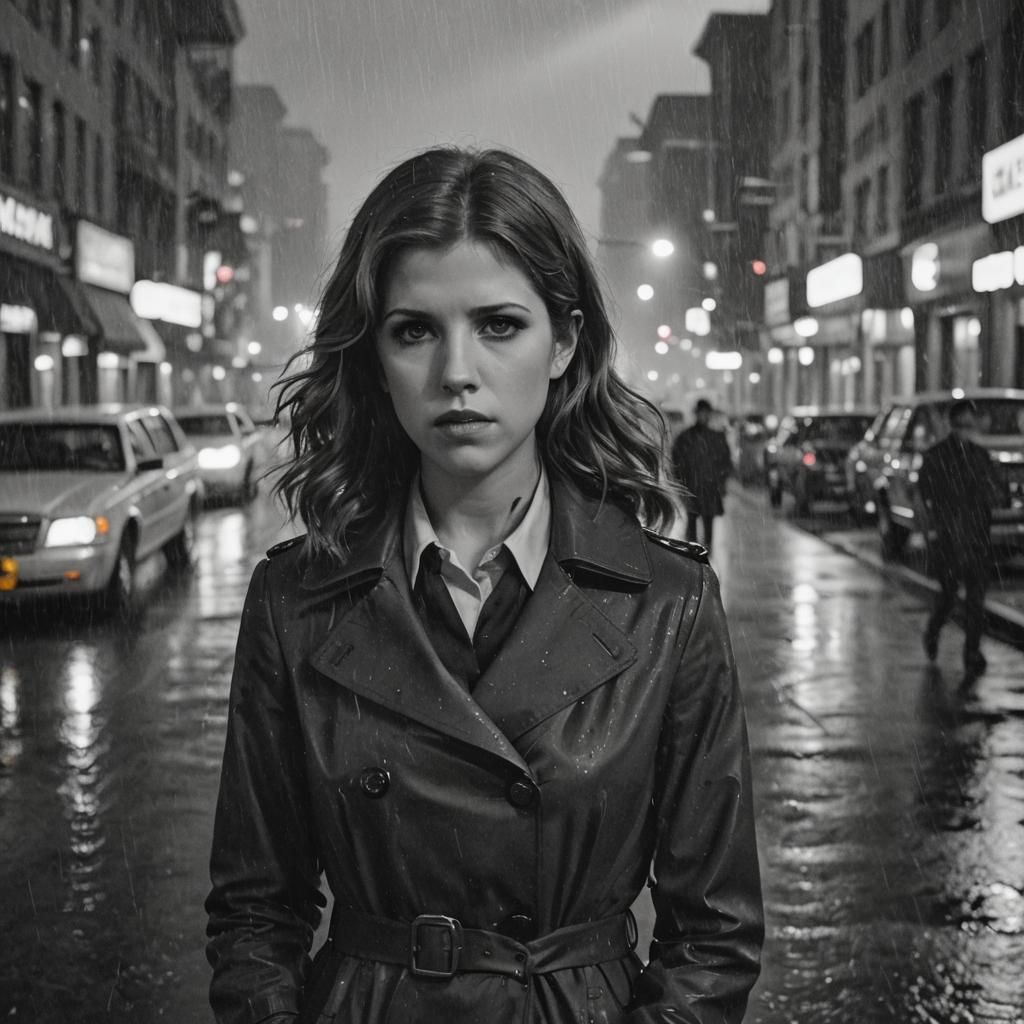 Anna Kendrick as Film Noir Detective in San Francisco