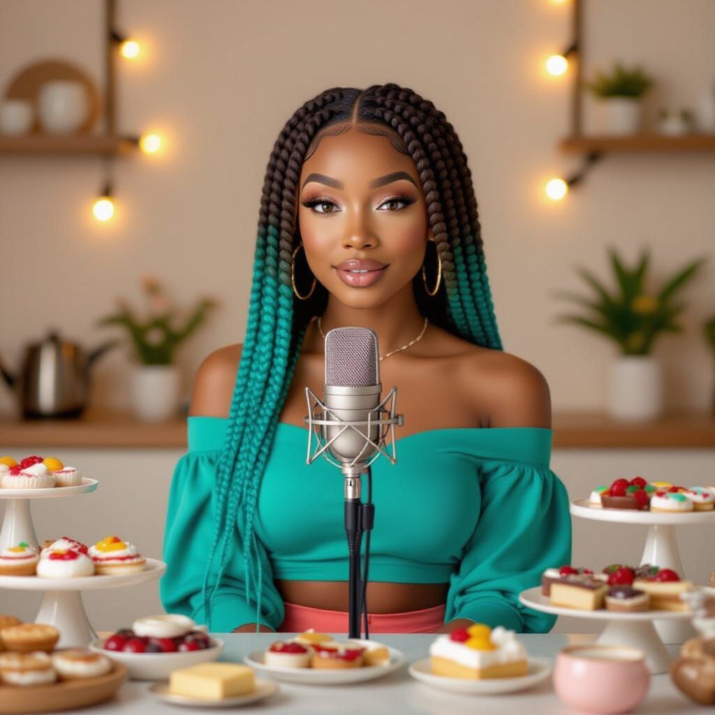 Talia Tate ASMR Mukbang Influencer Portrait