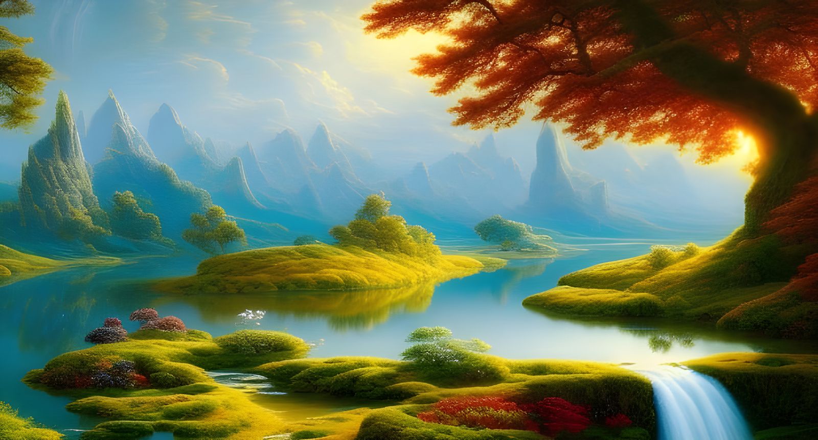 Apocalyptic Lightning Storm in Macabre Fantasy Style